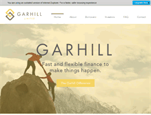 Tablet Screenshot of garhill.com